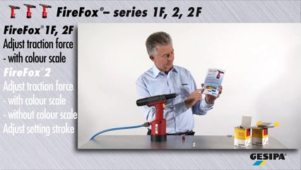 GESIPA FireFox: Setzkraft Setzhub (English)