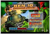 Бен тен Бен 10 / стреляй из пушки на машинке / game Ben 10 Truck