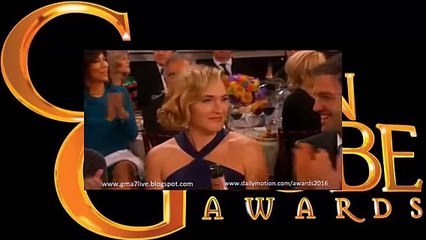 Kate Winslet Wins Supporting Actress Golden Globes 2016