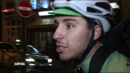 Un livreur pédale en une soirée 37 kilomètres ! Mais comment sera t-il payé ? Regardez