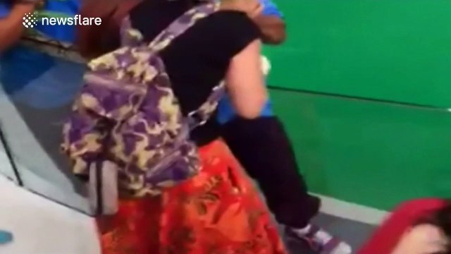 The horrible moment a tourist was attacked by a snake in Thailand