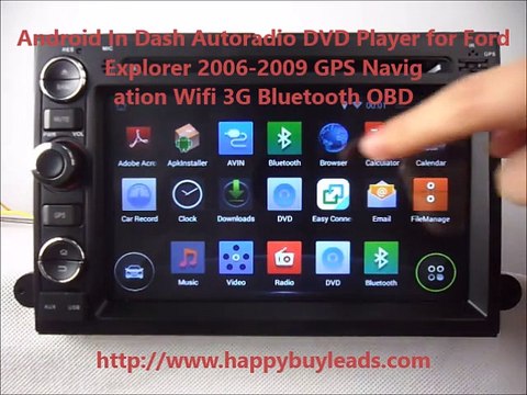 Ford Explorer Car Audio System Android DVD GPS Navigation Wifi