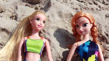 FROZEN Elsa vs Anna Suprise Slides Board GAME Disney Barbie Parody Toy AllToyCollector