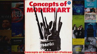Concepts of Modern Art Pelican