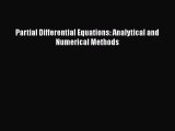 PDF Download Partial Differential Equations: Analytical and Numerical Methods PDF Full Ebook