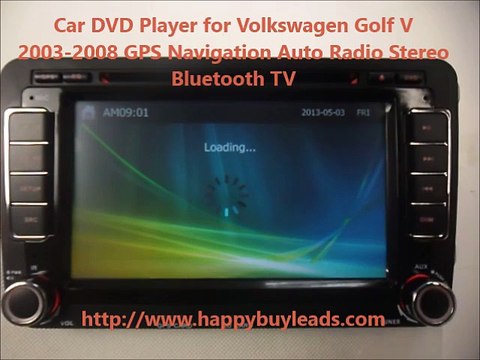 Volkswagen Golf V Car Audio System DVD GPS Navigation Bluetooth