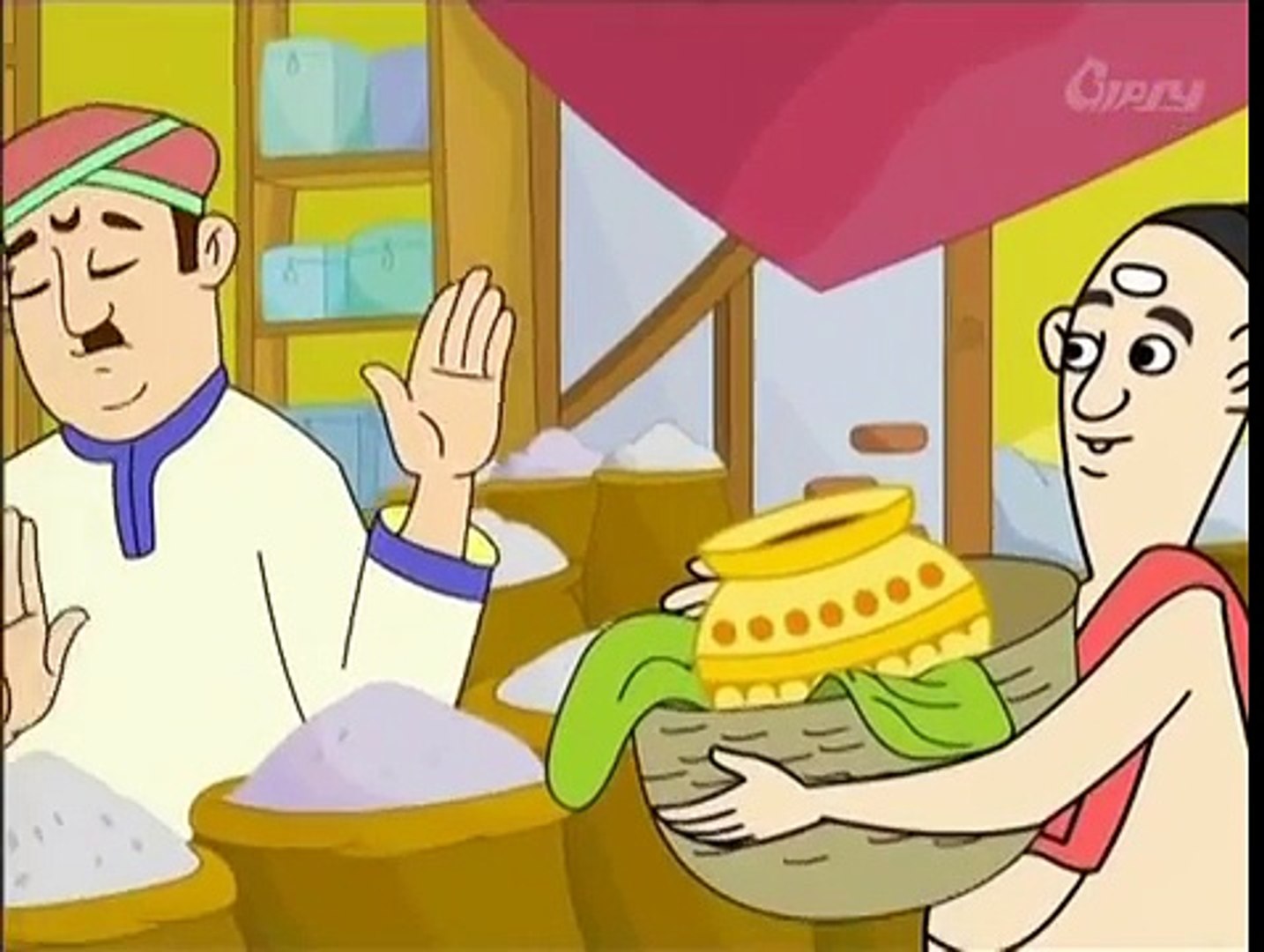 The Tricky Merchants - Grandma Stories - Hindi Animated Stories For Kids , Animated cinema and carto