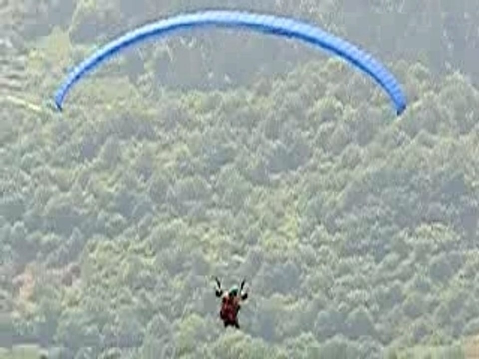 Parapente décollage stéf