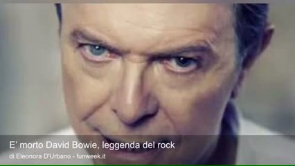 E’ morto David Bowie, leggenda del rock