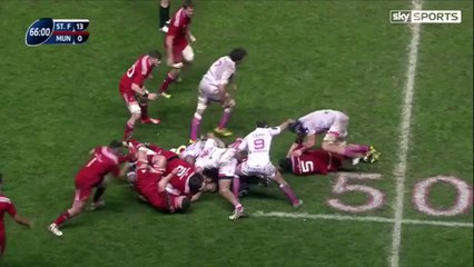Stade Français - Munster : L'énorme essai de Sekou Macalou