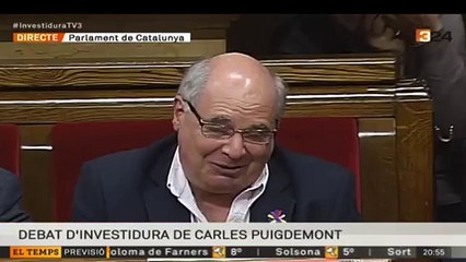 Els moments amb més humor del discurs de rèplica de Carles Puigdemont