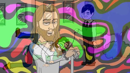 JesusAVGN - мультфильм из видео "ГДЕ ТЫ, С*КА, БЫЛ!?"