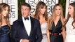 Family Affair: Sylvester Stallone With Family At The 2016 Golden Globes Red Carpet