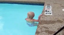 This 16 Month Baby Swims Like A Pro! Watch Her Performance! Amazing You Ever Seen This