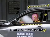 2011 Volkswagen Jetta sedan moderate overlap IIHS crash test