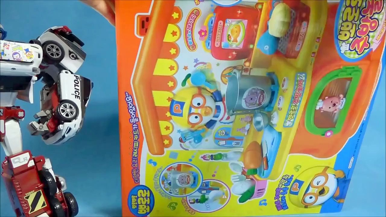 뽀로로 사랑이 주방놀이 또봇 쿼트란 뽀로로4기 Pororo kitchen toy & TOBOT