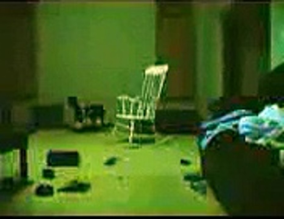 Horror scene from hot movie