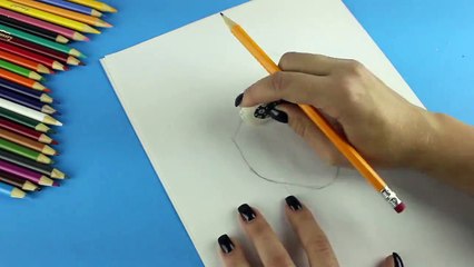 SOFIA CARSON and EVIE from DISNEY DESCENDANTS Speed Drawing