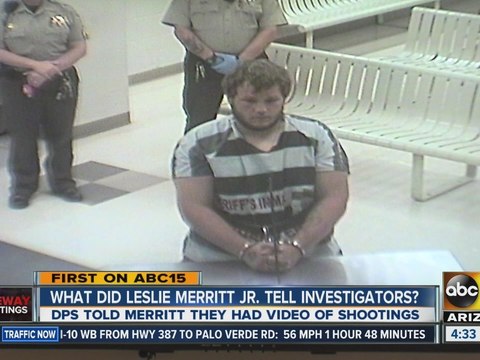New transcripts released in case of freeway shooting suspect, Leslie Merritt Jr.