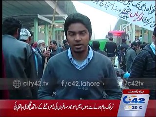 Blind Peoples protest on metro track
