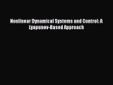 PDF Download Nonlinear Dynamical Systems and Control: A Lyapunov-Based Approach PDF Full Ebook