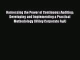 Harnessing the Power of Continuous Auditing: Developing and Implementing a Practical Methodology