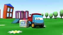 Kids 3D Construction Cartoons for Children 1- Leo the Truck builds a CEMENT MIXER! [грузовичок лева]