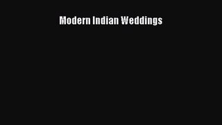 Read Modern Indian Weddings PDF Online