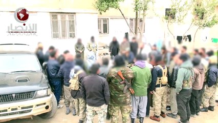 مشاهد من إقتحام حاجز الناصرية (ريف حماة الشرقي) بأيدي أسود جماعة أنصارالإسلام و أجناد الشام