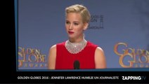 Golden Globes 2016 : Jennifer Lawrence humilie un journaliste, les internautes sous le choc ! (Vidéo)
