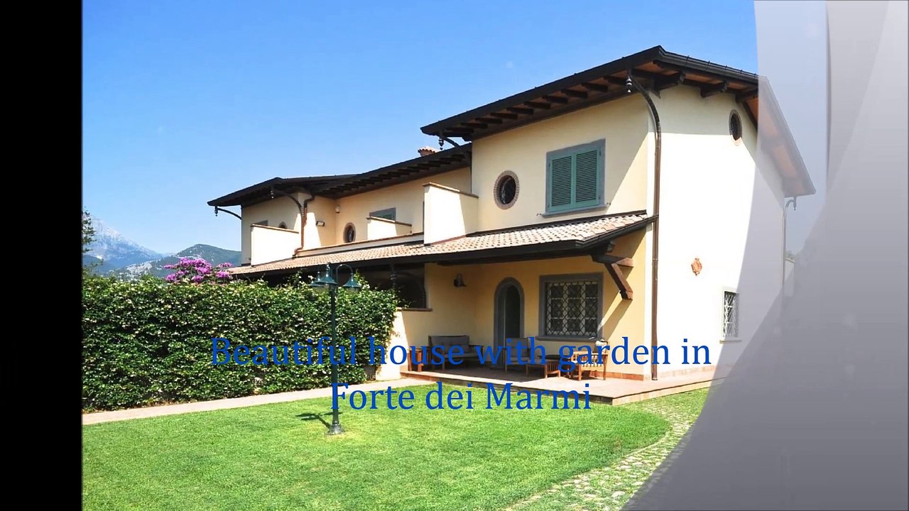 Beautiful house with garden in Forte dei Marmi, Italy
