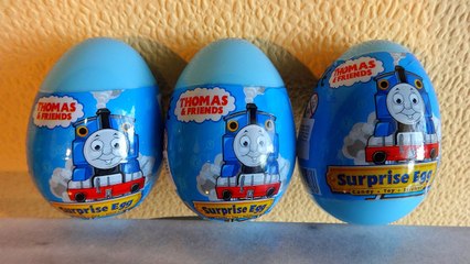 3 Thomas & Friends Surprise Eggs Unboxing - SurpriseEggToys