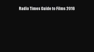 Download Radio Times Guide to Films 2016 Ebook Online