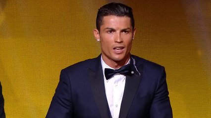 Bonus - le cri de Ronaldo lors de la cérémonie 2015