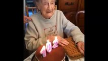 102 years old - Blow your candles