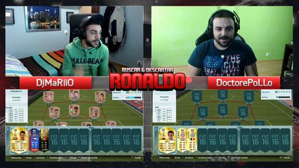RONALDO DISCARD CHALLENGE | Buscar y Descartar | FIFA 16 | DjMaRiiO vs DoctorePoLLo
