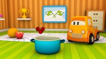Schlaue Autos! -Episode 3- Wir entdecken buntes Obst! - 3D Animation für Kinder