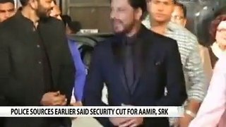 Shah Rukh  Aamir Khan's Security Not Reduced, Says Mumbai Police