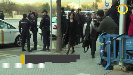 In 60 Seconds: Spain's Princess Cristina and Husband Appear in Court