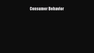 Consumer Behavior [Read] Online