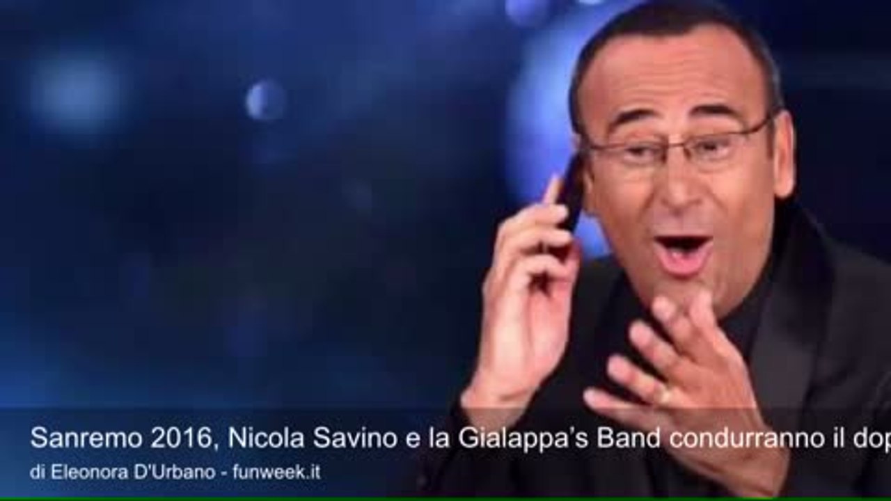 Sanremo 2016, Nicola Savino e la Gialappa’s Band condurranno il dopofestival