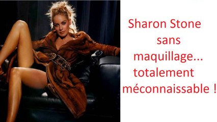 Sharon Stone : Difficile de la reconnaître sans maquillage