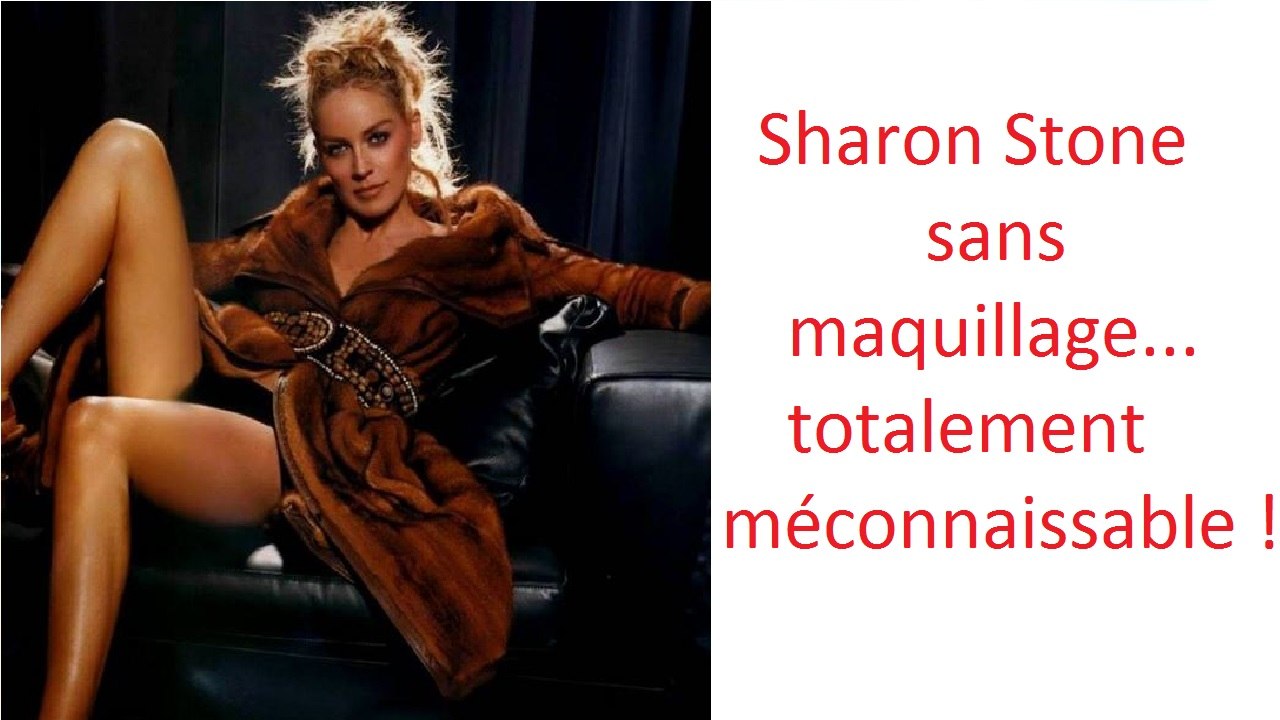 Sharon Stone : Difficile de la reconnaître sans maquillage