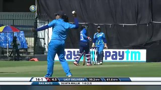 Mithali steals the game for Railways with her 74 of 51 (Womens T20 Knockout 2015-16, ODI v RW)