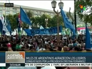Cristina Fernández: Nuevo gobierno liderará una Argentina desendeudada