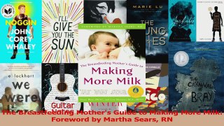 PDF Download  The Breastfeeding Mothers Guide to Making More Milk Foreword by Martha Sears RN PDF Full Ebook
