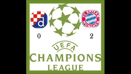 ZAGREB DE JUNIOR FERNANDES ELIMINADO AL CAER 2 A 0 CON EL BAYERN  DOBLETE DEL LEWANDOWSKI