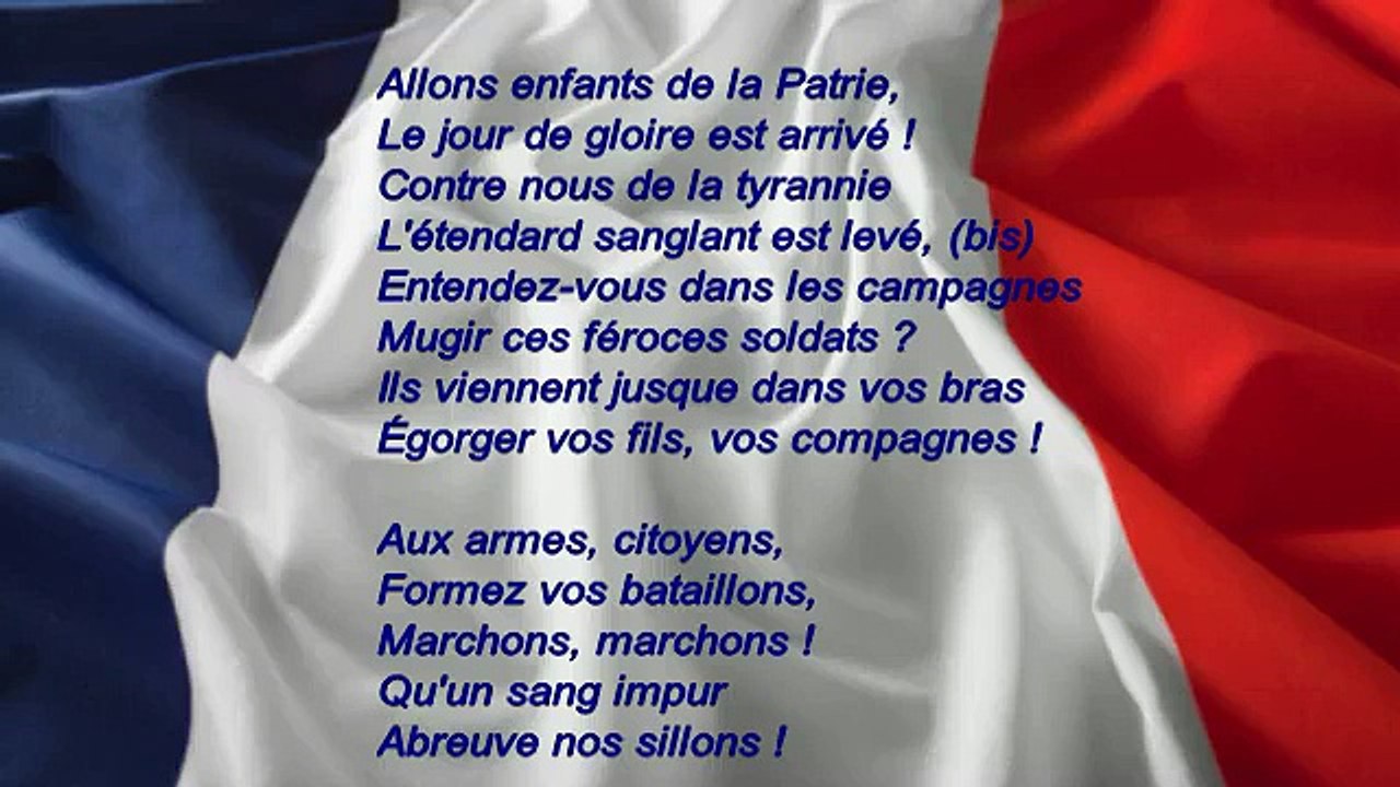 La Marseillaise  : couplet 1