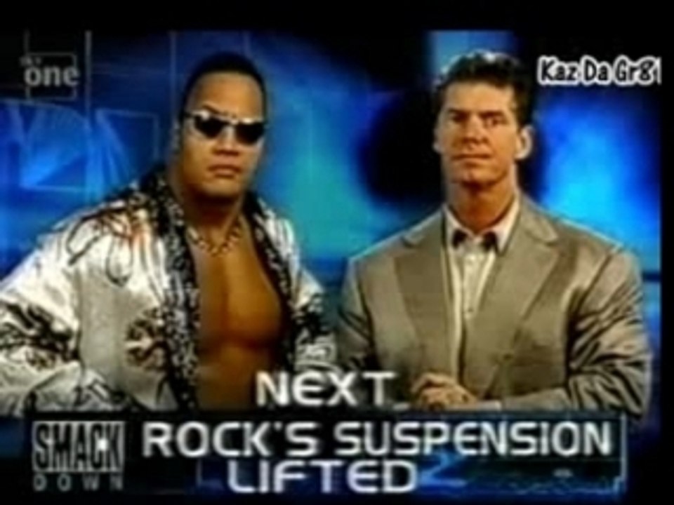 The Rock's Suspension Lifted!