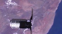 L'arrivée du cargo de ravitaillement Cygnus sur l'ISS, en 42 secondes
